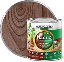 Масло деревозащитное Здоровый дом для террас и полов Палисандр 0,75 л