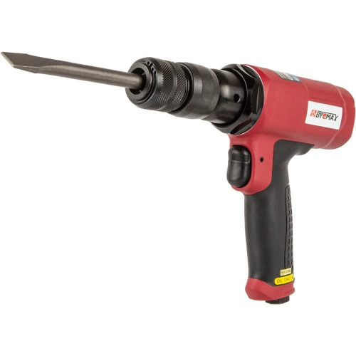 Пневмозубило с виброзащитой BYEMAX в наборе с зубилами, 3800 уд/мин, боек D22xL57, 9.3 Дж BM-128RSK фото 4 Пневмозубило с виброзащитой BYEMAX в наборе с зубилами, 3800 уд/мин, боек D22xL57, 9.3 Дж BM-128RSK фото 4