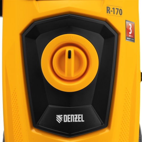 Моечная машина высокого давления R-170, 2000 Вт, 170 бар, 360 л/ч, колесная Denzel фото 7