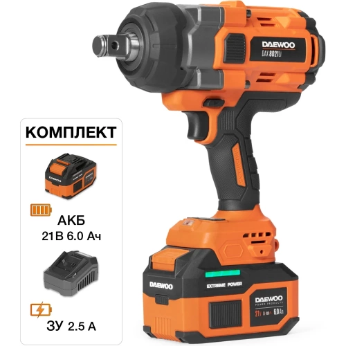 Винтоверт ударный аккумуляторный DAEWOO DAX 8021Li SET фото 3