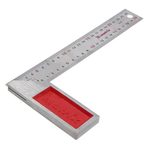 Угольник стальной, 250 мм, градуировка Matrix фото 2