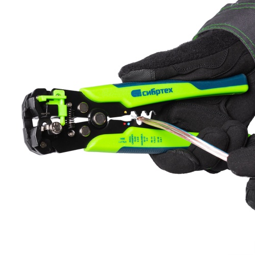 Щипцы для зачистки электропроводов, функция обрезания проводов Сибртех фото 18