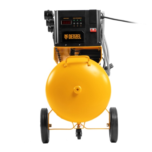 Компрессор безмасляный, малошумный  DLS 2250/100, 2250 Вт, 3x750, 100 л, 410 л/мин блок управления/ Denzel фото 9