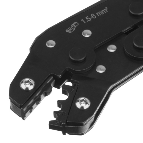 Клещи для обжима неизолированных наконечников НК и НВ, разъемов РП, 1,5 - 6 мм2 Denzel фото 6