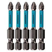 Бита торсионная PH2 x 50 мм, для ударных шуруповертов, 5 шт. Gross