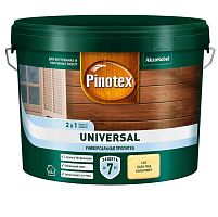Пропитка 2 в 1 Pinotex Universal База CLR под колеровку 9 л