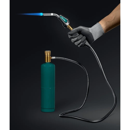 Газовая горелка KRAFTOOL KS-8000 Blue Fire с пьезоподжигом на баллон, шланг 1.4м, 2000C 55512 фото 6 Газовая горелка KRAFTOOL KS-8000 Blue Fire с пьезоподжигом на баллон, шланг 1.4м, 2000C 55512 фото 6