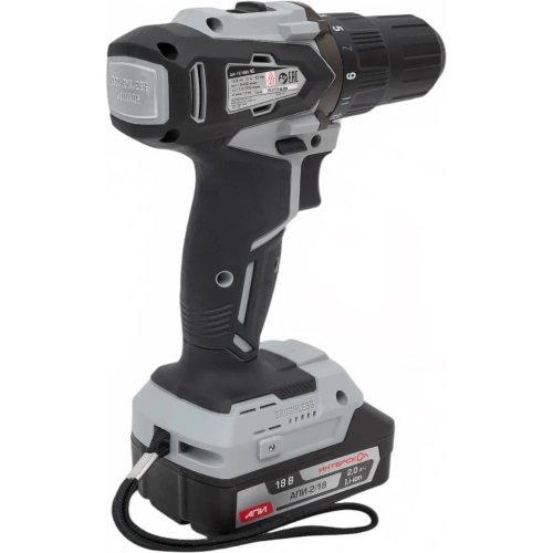 Аккумуляторная дрель-шуруповерт ИНТЕРСКОЛ ДА-13/18ВК 575.2.2.70 фото 4 Аккумуляторная дрель-шуруповерт ИНТЕРСКОЛ ДА-13/18ВК 575.2.2.70 фото 4