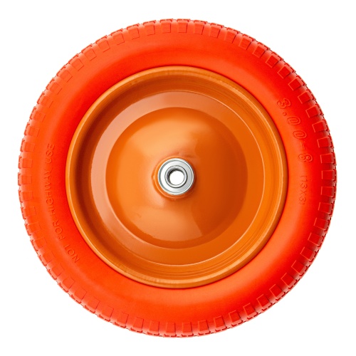 Колесо полиуретановое 3.00-8, длина оси 90 мм, подшипник 16 мм Palisad фото 2