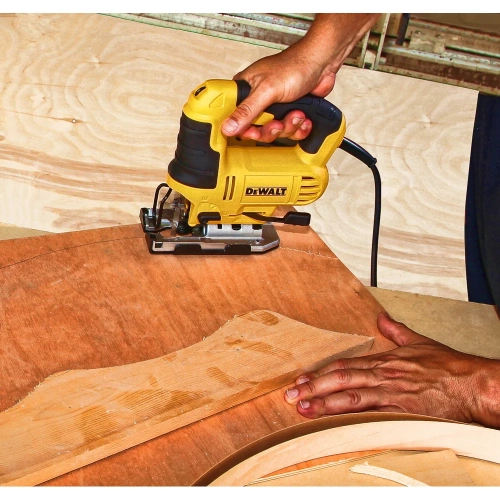 Лобзик Dewalt 650Вт, 85мм, 500-3200ход/мин DWE349-QS фото 10