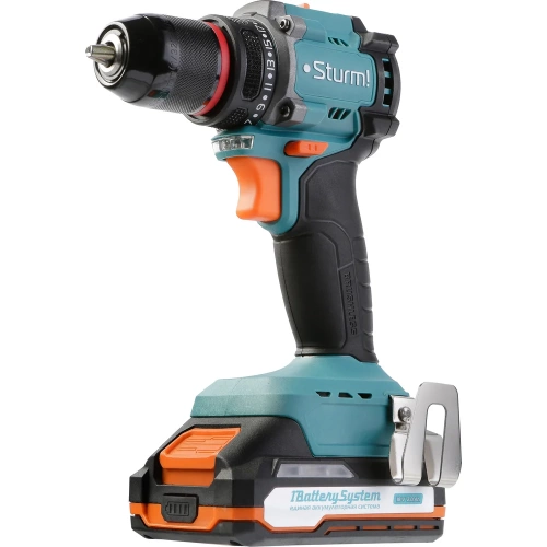Дрель аккумуляторная Sturm 18В, 1BatterySystem, 60Нм, 2x2.0Ач, кейс CD1860BL фото 9
