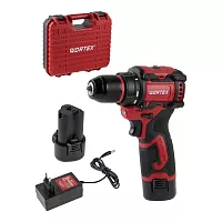 Аккумуляторная дрель-шуруповерт WORTEX BD 1213-1 Dli в чем. 12В, 40Н*м, 2х2А*ч, БЗП 10 мм ЦЗ-0282071790