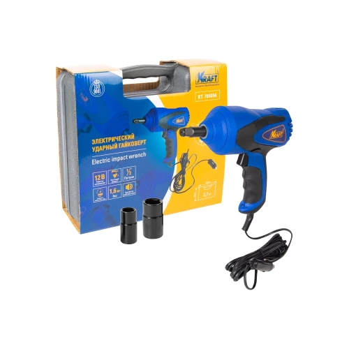 Электрический ударный гайковерт KRAFT 1/2", 380 Нм KT 705056 фото 11 Электрический ударный гайковерт KRAFT 1/2", 380 Нм KT 705056 фото 11