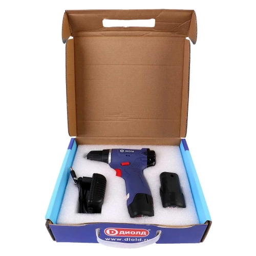 Аккумуляторная дрель-шуруповерт ДИОЛД ДЭА-12ЛИ-09 (эко кейс) 10022165 фото 5 Аккумуляторная дрель-шуруповерт ДИОЛД ДЭА-12ЛИ-09 (эко кейс) 10022165 фото 5