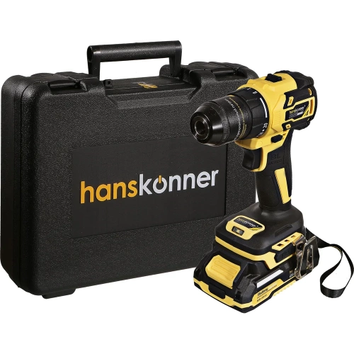Аккумуляторная дрель Hanskonner б/щ 1BatterySystem HCD2065C Аккумуляторная дрель Hanskonner б/щ 1BatterySystem HCD2065C