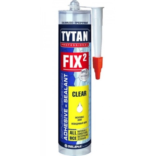 Клей-герметик Tytan PROFESSIONAL Fix2 Clear прозрачный 290 мл