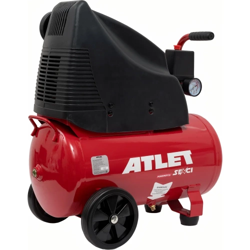 Поршневой безмасляный компрессор ATLET (24 л, 8 бар, 185 л/мин) SC-OF24LP фото 3