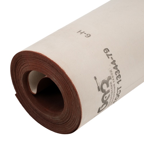 Шкурка на тканевой основе, зернистость № 6, 800 мм х 30 м, "БАЗ" фото 3