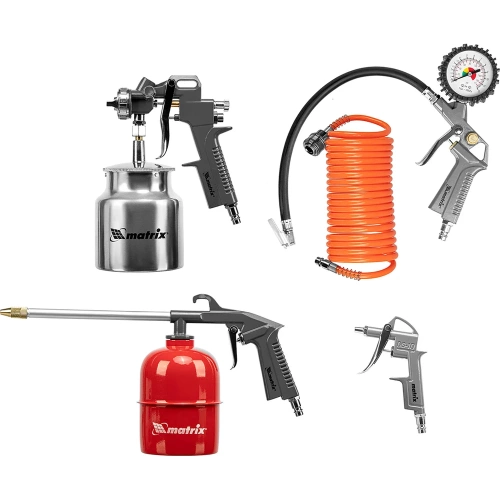 Набор пневмоинструмента MATRIX 57302 Набор пневмоинструмента MATRIX 57302