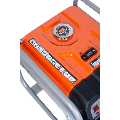 Бензиновый генератор TOR KM3800H 2,5кВт 220В 16л с ручным запуском 1011093 фото 8