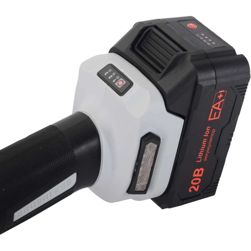 Углошлифовальная машина аккумуляторная Ресанта АУШМ-125/20Li-R (в комплекте 1 АКБ и ЗУ) ЕА+ в кейсе 75/12/26 фото 7