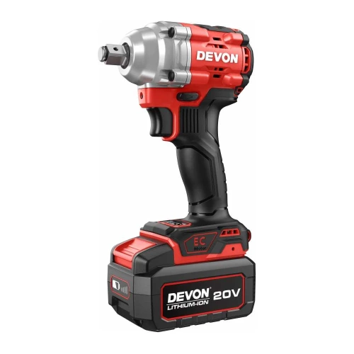 Аккумуляторный гайковерт DEVON 2 АКБ 4 Ач, ЗУ, сумка, 5760-LI-20-SET