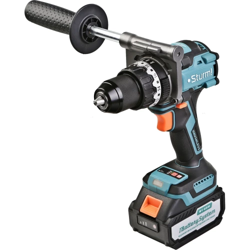 Дрель аккумуляторная ударная Sturm б/щ 18В, 1BatterySystem, 130Нм, 1x4.0Ач, кейс CD1655BLI