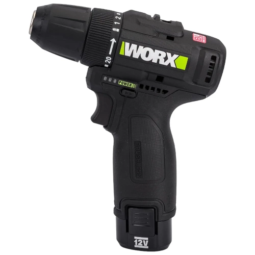 Аккумуляторная дрель-шуруповерт WORX Professional 12В, 38Нм, 2Ач х2 + 1,5 А WE210.2 фото 5 Аккумуляторная дрель-шуруповерт WORX Professional 12В, 38Нм, 2Ач х2 + 1,5 А WE210.2 фото 5