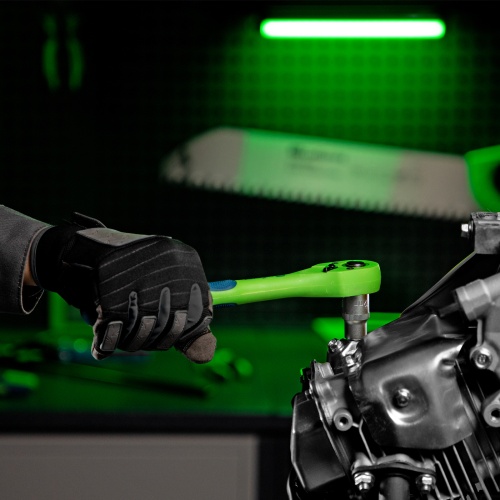 Ключ-трещотка 1/2", CrV, 72 зуба, с быстрым сбросом Сибртех фото 10