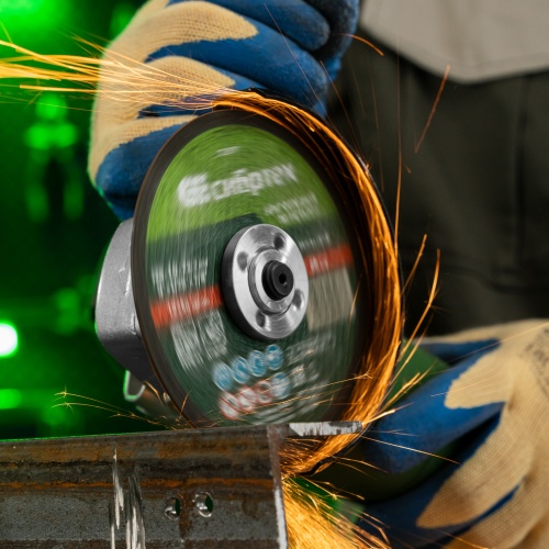 Круг отрезной по металлу, 125 х 1,0 х 22,2 мм, 84%A+16%B, в пленке, 10 шт Сибртех фото 11