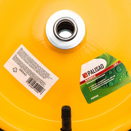 Колесо пневматическое, 3.00-8, D 360 мм, внутренний подшипник D 16 мм, длина оси 92 мм Palisad фото 5