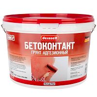 Грунт адгезионный Pufas Decoself Бетоконтакт морозостойкий 15 кг/9,2 л