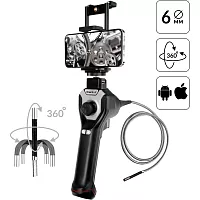 Управляемый видеоэндоскоп iCarTool USB, 1Мп, 1280x720, 1м, 6мм зонд, поворот камеры 4х360° IC-V106AW