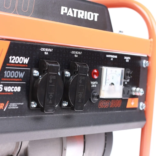 Бензиновый генератор PATRIOT GRS 1500 476102225 фото 10