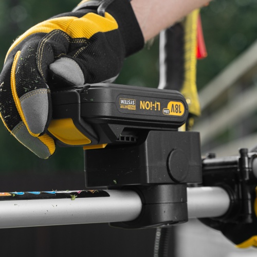 Триммер бензиновый DT-52E, 52 см3, неразъемная штанга, электростартер, состоит из 2 частей Denzel фото 25