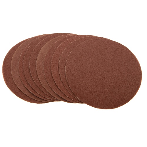 Круг абразивный на ворсовой подложке под "липучку", P 100, 125 мм, 10 шт Matrix