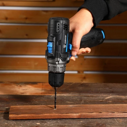 Аккумуляторная дрель-шуруповерт DEKO DKCD12, 12В, 1x1.5Ач 083-1121 фото 5