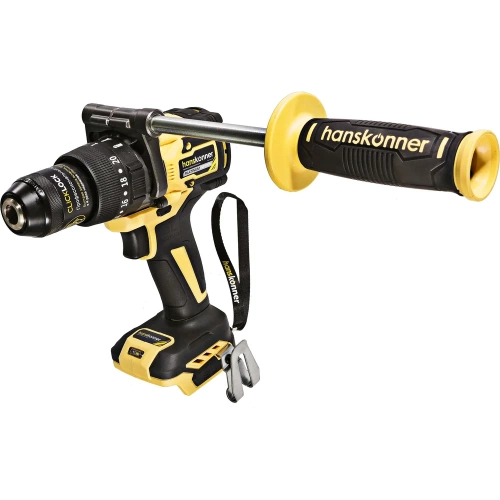Аккумуляторная дрель Hanskonner б/щ удар PLATINUM, 18В, 1BatterySystem, 165 Нм,13 мм, без АКБ и ЗУ HCD18165BL
