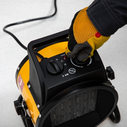 Тепловая пушка, керамический нагреватель (тепловентилятор) DHC 3-150, 230 В, 0.025/1.5/3 кВт Denzel фото 23