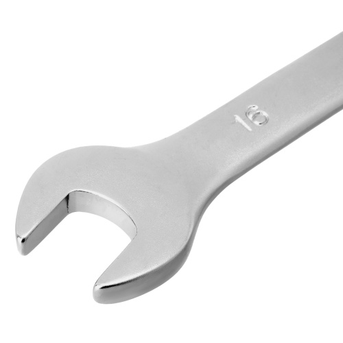 Ключ комбинированный, 16 мм, CrV, матовый хром Stels фото 3