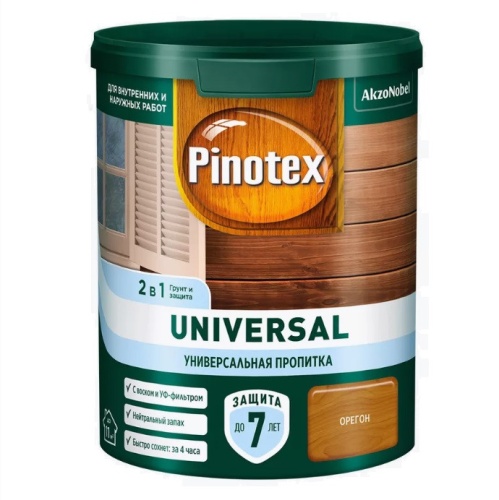 Пропитка 2 в 1 Pinotex Universal орегон 0,9 л