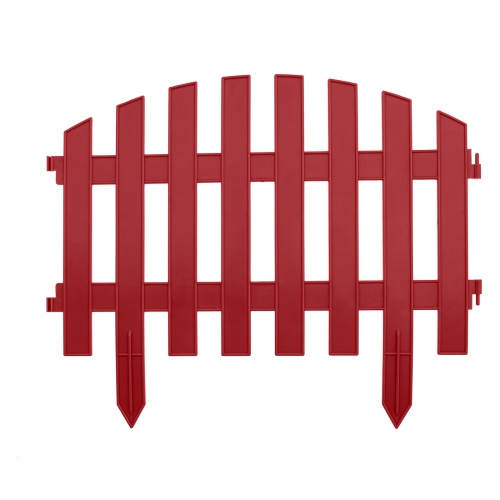 Забор декоративный "Винтаж", 28 х 300 см, терракот, Palisad фото 2