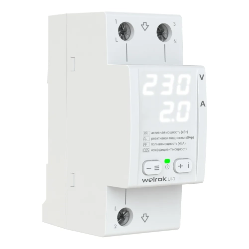 Вольтамперметр Welrok UI-1 4660251140359 Вольтамперметр Welrok UI-1 4660251140359