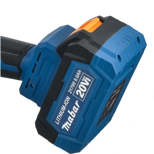 Угловая шлифовальная бесщеточная машина MABAR с литиево-ионным аккумулятором 1252-4.0 фото 9