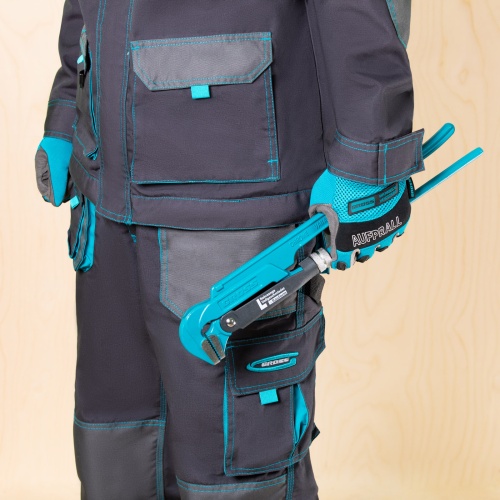 Ключ трубный рычажный 1.5, №2, цельнокованый, CrV, тип "L" Gross фото 5