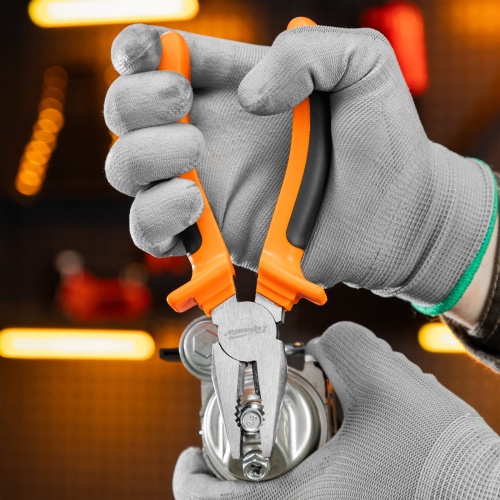 Плоскогубцы комбинированные Comfort, 180 мм, шлифованные, двухкомпонентные рукоятки Sparta фото 9