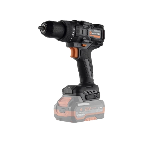 Бесщеточная ударная дрель-шуруповерт Anycons 150Нм, 21В, без акб, AC-ID21090 5093455 Бесщеточная ударная дрель-шуруповерт Anycons 150Нм, 21В, без акб, AC-ID21090 5093455