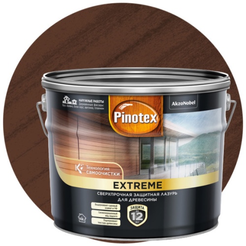 Пропитка для древесины Pinotex Extreme 5351732 тик 9 л