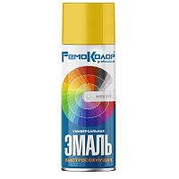 Эмаль универсальная акриловая Remocolor 69-9-103 желтая 520 мл
