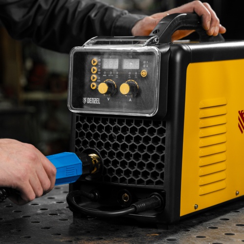 Аппарат инвертор. полуавтомат. сварки  MIG-160, 160 А, ПВ 60%, катушка 5 кг// Denzel фото 20